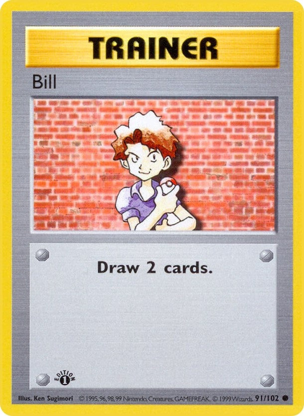 Bill (91/102) [Base Set Shadowless Unlimited]