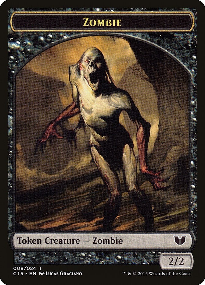 Zombie Spirit 022 Double Sided Token (8 // 22) [C15]