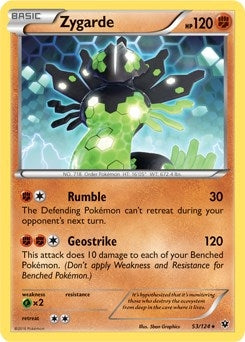 Zygarde 53 124 XY Fates Collide (053/124) [PR]