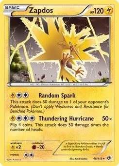 Zapdos 46 113 BW Legendary Treasures (046/113) [PR]