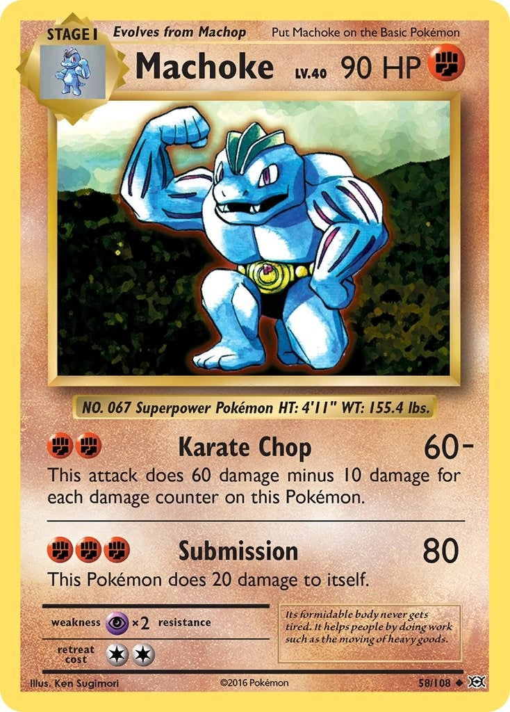 Machoke (58/108) [EVO]