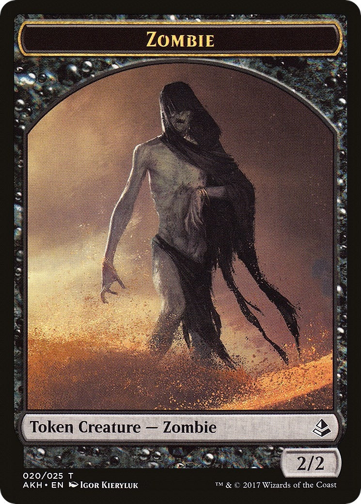 Zombie Trueheart Duelist Token (20 // 13) [AKH]