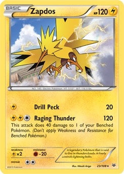 Zapdos 23 108 XY Roaring Skies (023/108) [PR]