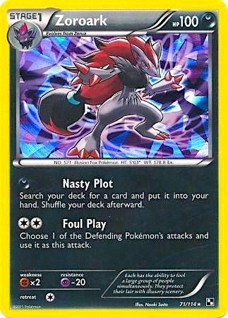 Zoroark 71 114 Cracked Ice Holo (071/114) [BLE]