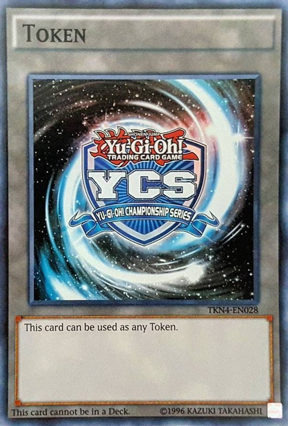 Yu Gi Oh Championship Series Token 2016 Pre registration (TKN4-EN028)