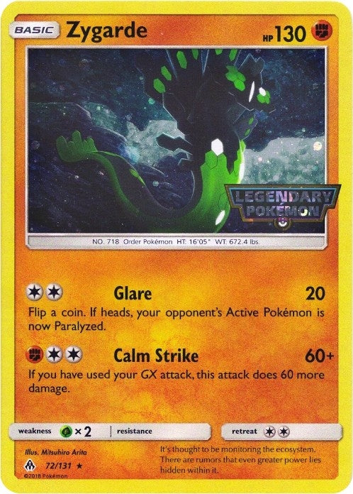 Zygarde 72 131 Cosmos Holo (072/131) [MCAP]