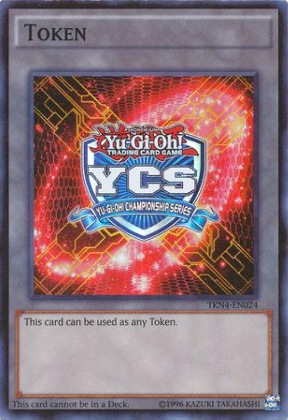 Yu Gi Oh Championship Series Token 2015 Pre registration (TKN4-EN024)