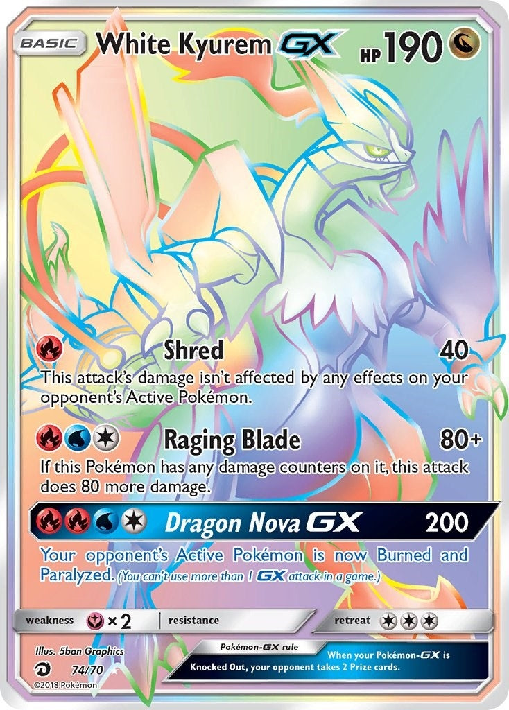 White Kyurem GX Secret (74/70) [DRM]