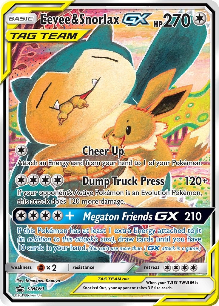 Eevee and Snorlax GX SM169 (SM169) [SMP]