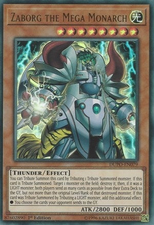 Zaborg the Mega Monarch [DUPO-EN079] Ultra Rare