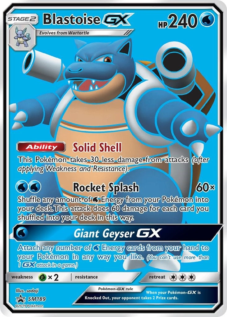 Blastoise GX SM189 (SM189) [SMP]