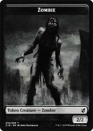 Zombie 010 Zombie 011 Double sided Token [C19]