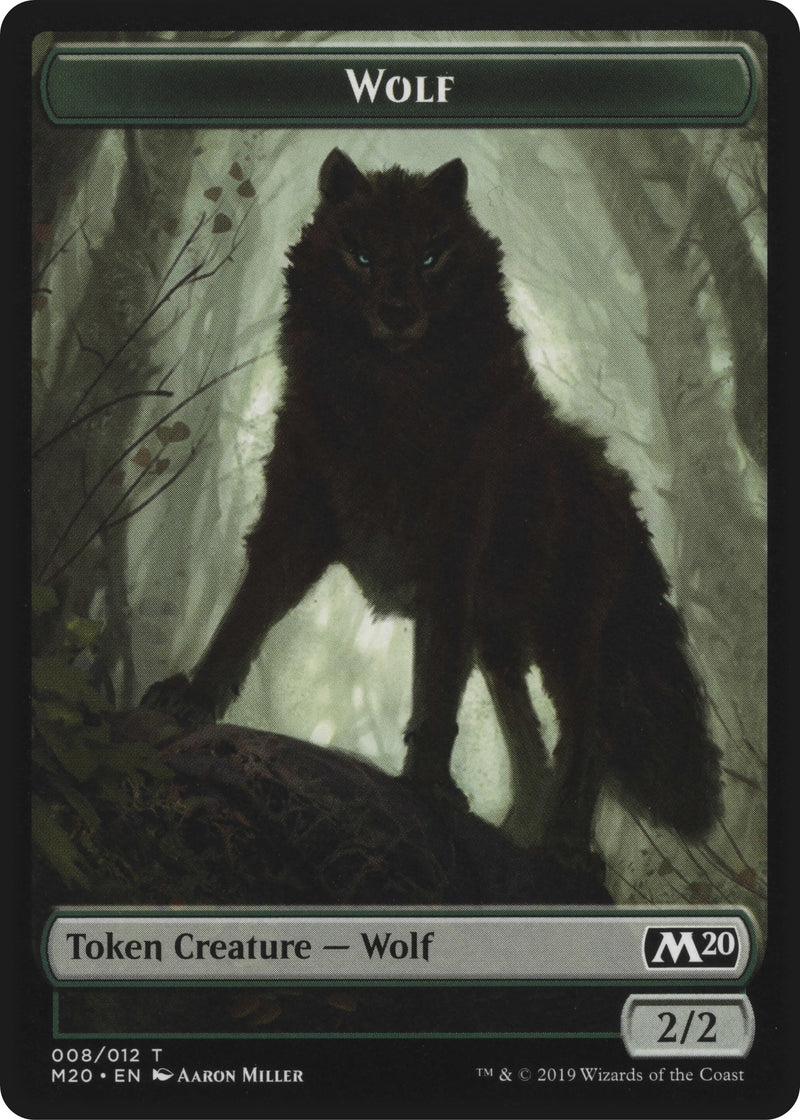 Zombie Wolf Double Sided Token (6 // 8) [GN2]