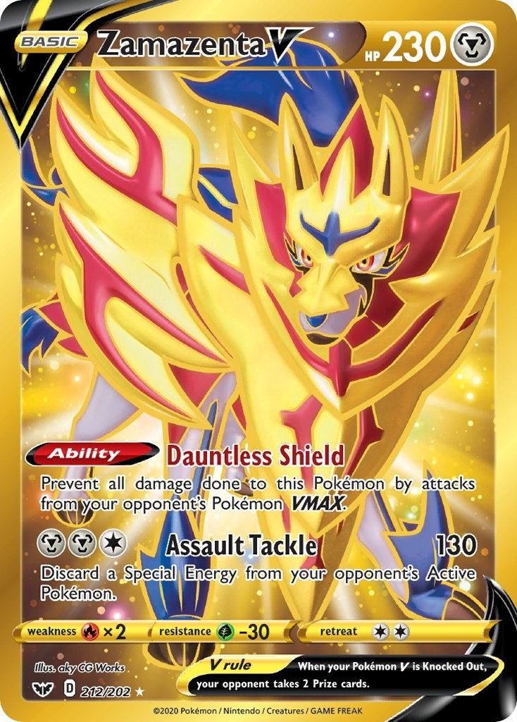 Zamazenta V Secret (212/202) [SWSH01]