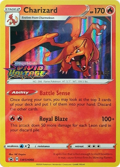 Charizard SWSH066 Prerelease Staff (SWSH066) [SWSD]