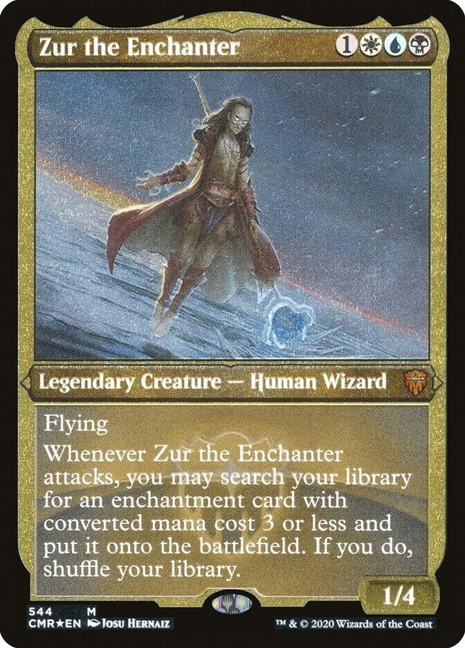 Zur the Enchanter Foil Etched (544) [CMR]