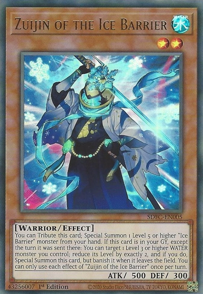 Zuijin of the Ice Barrier (SDFC-EN005) [SDFC]