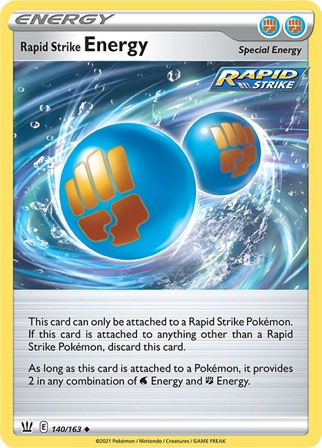 Rapid Strike Energy (140/163) [Sword & Shield: Battle Styles]