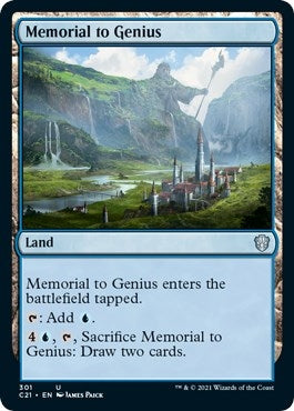 Memorial to Genius [Commander 2021]