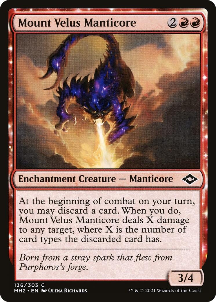 Mount Velus Manticore [Modern Horizons 2]