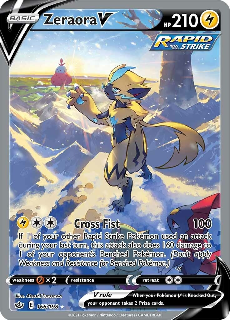 Zeraora V Alternate Full Art (166/198) [SWSH06]