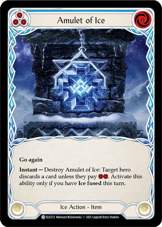 Amulet of Ice (ELE172) [ELE]