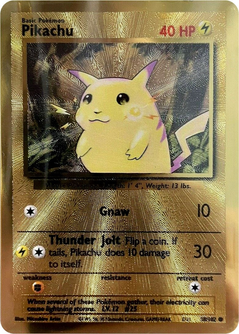 Pikachu 58 102 Celebrations Metal Card (058/102) [MCAP]