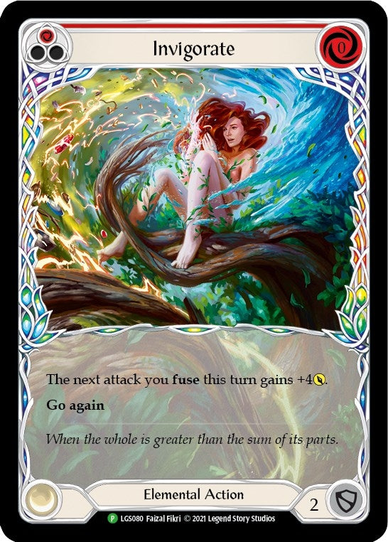 Invigorate (Red) [LGS080] (Promo)  Rainbow Foil