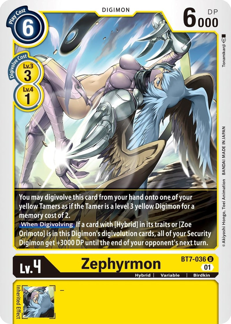 Image for Zephyrmon [Next Adventure]