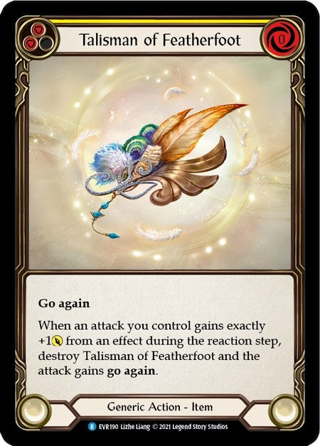 Talisman of Featherfoot [EVR190] (Everfest)  1st Edition Cold Foil