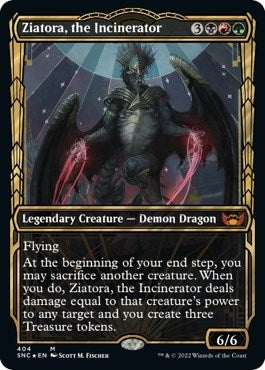 Ziatora the Incinerator Gilded Foil (404) [SNC]