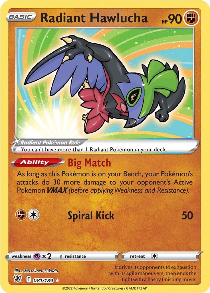 Radiant Hawlucha (081/189) [SWSH10]