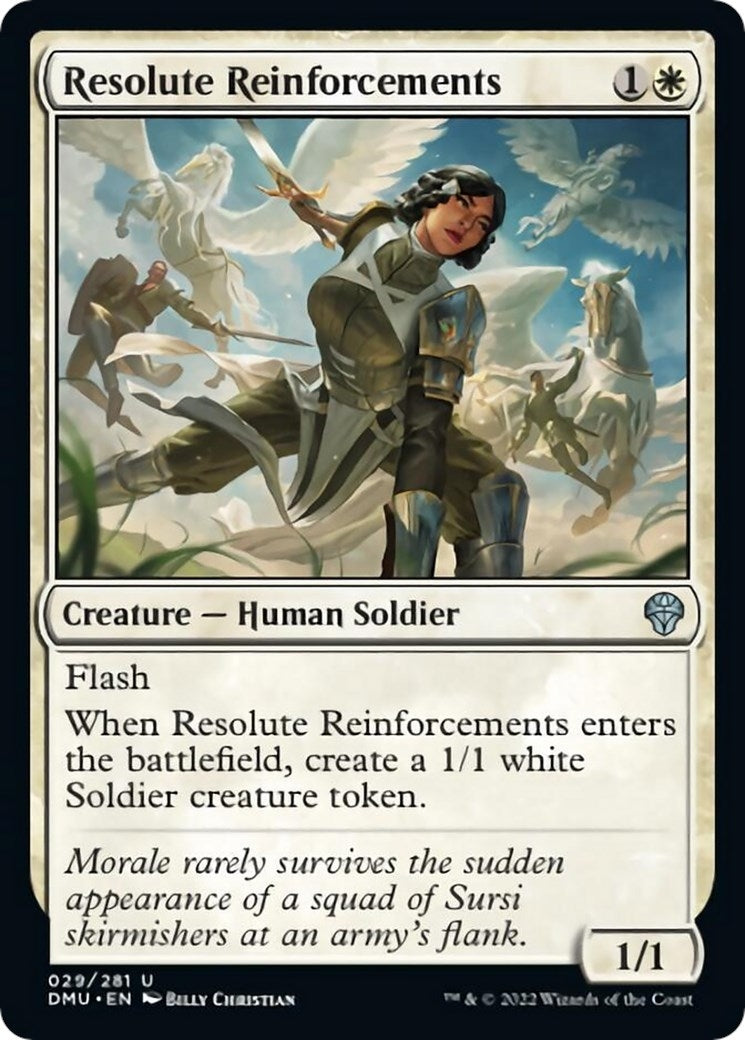 Resolute Reinforcements [Dominaria United]