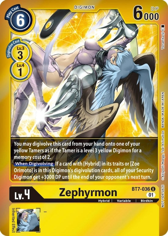 Image for Zephyrmon (Event Pack 3) [Next Adventure]