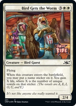 _____ Bird Gets the Worm Galaxy Foil (291) [UNF]