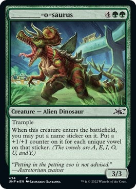 _______ o saurus Galaxy Foil (434) [UNF]