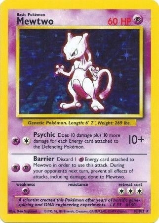 Mewtwo (10/102) [Base Set Unlimited]