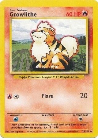 Growlithe (028/102) [BS]