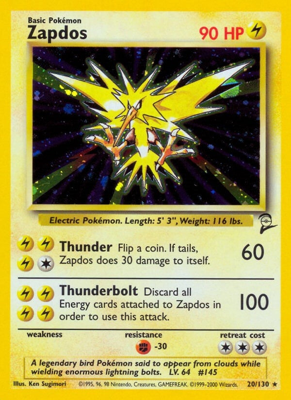 Zapdos (020/130) [BS2]