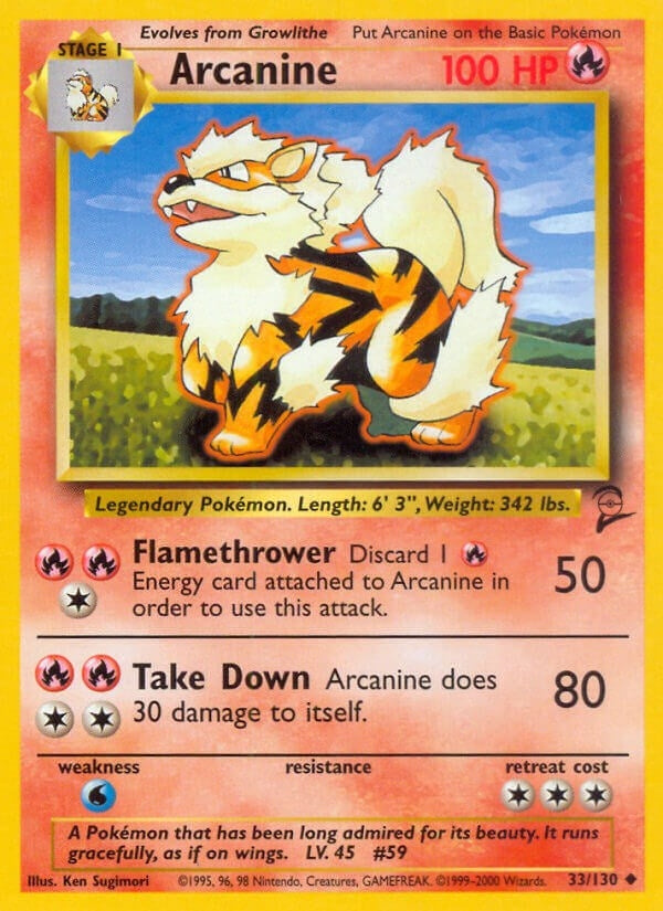 Arcanine (033/130) [BS2]