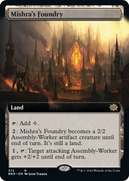 Mishra's Foundry (Extended Art) [The Brothers' War]