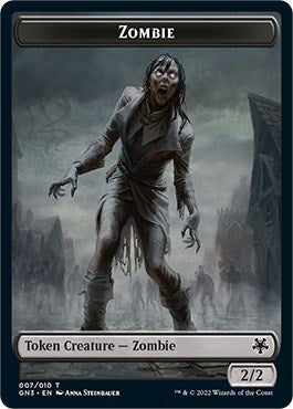 Zombie Treasure Double sided Token [GN3]