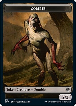 Zombie Zombie Knight Double sided Token [SCD]