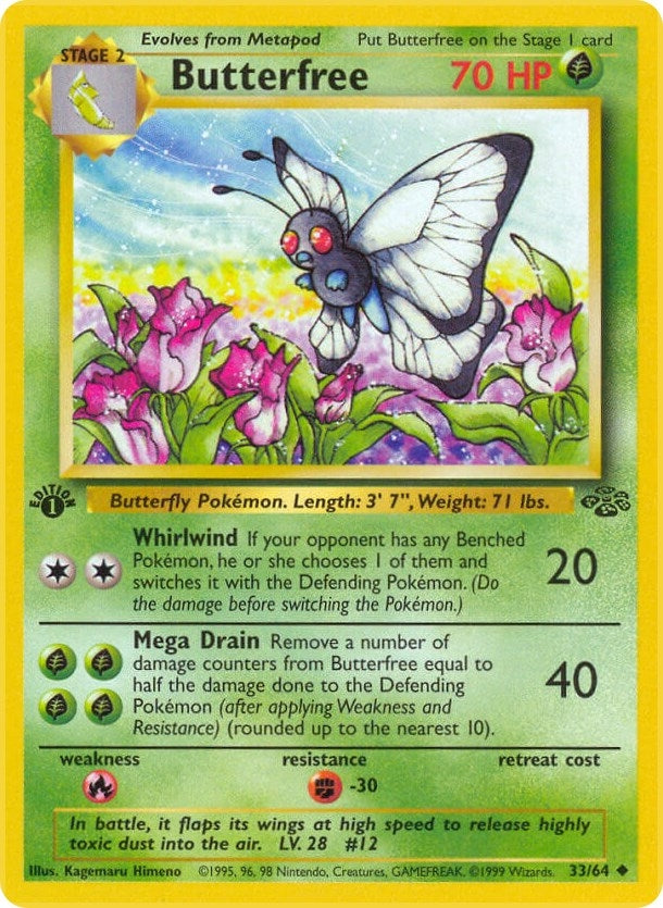 Butterfree (33/64) [Jungle 1st Edition]