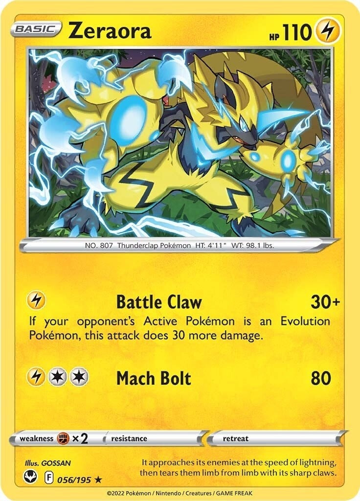 Zeraora (056/195) [SWSH12]