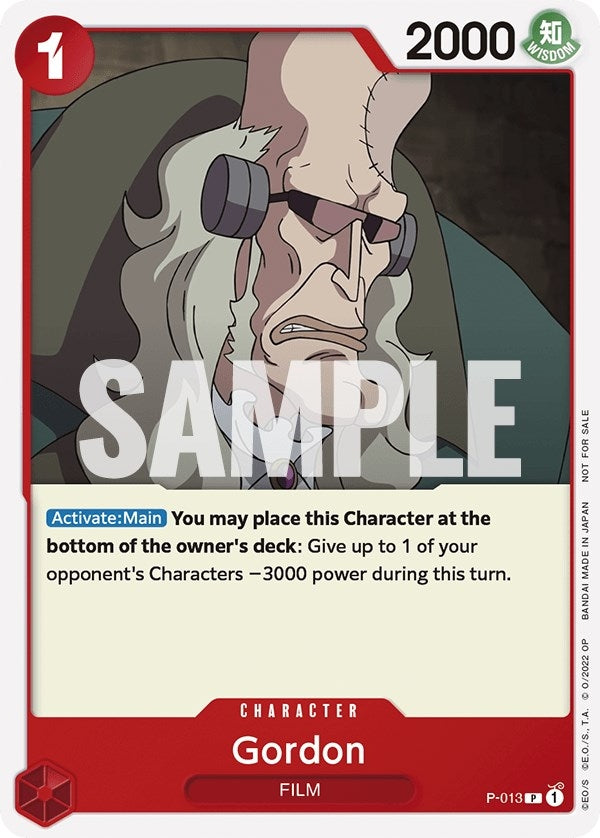 Gordon (One Piece Film Red) (P-013) [OP-PR]