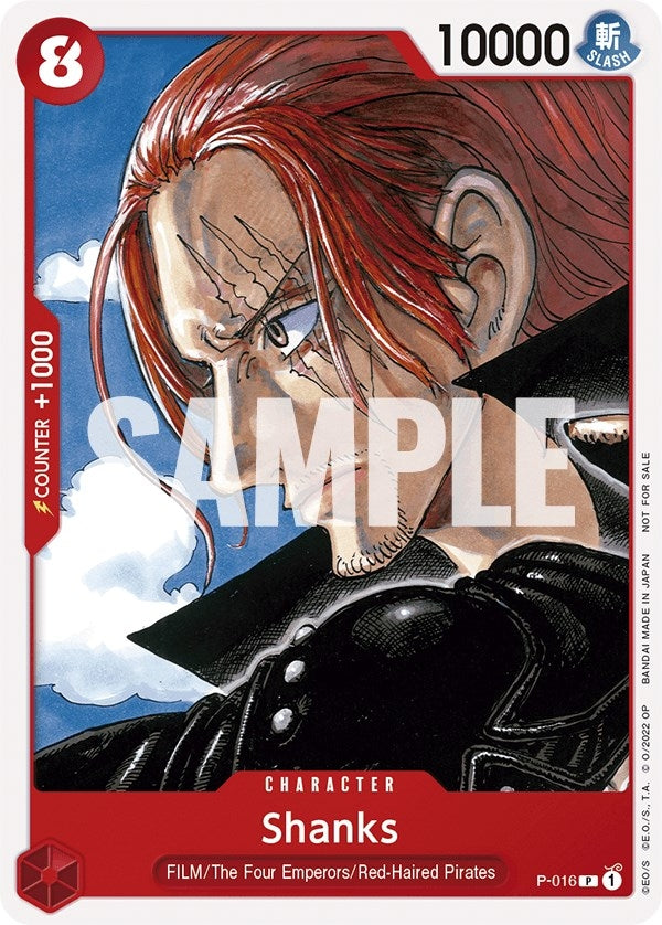 Shanks (One Piece Film Red) (P-016) [OP-PR]