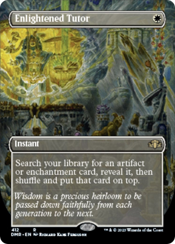 Enlightened Tutor Borderless (412) [DMR]