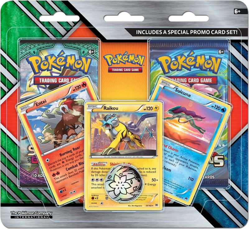 2 Pack Blister Pack Raikou Entei and Suicune [MCAP]