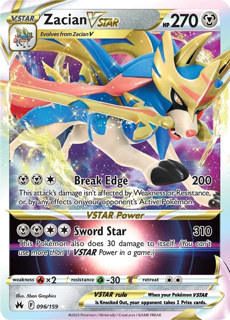 Zacian VSTAR (096/159) [CRZ]